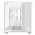 Gabinete Gamer Ninja Clear, Cube, Mid Tower, Vidro Temperado, M-ATX, White, Sem Fonte, Com 3 Fans ARGB, GN-CS-CLMAW3F - Imagem 6