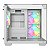 Gabinete Gamer Ninja Clear, Cube, Mid Tower, Vidro Temperado, M-ATX, White, Sem Fonte, Com 3 Fans ARGB, GN-CS-CLMAW3F - Imagem 5