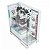 Gabinete Gamer Liketec Empire Snow, Mid Tower, Vidro Temperado, ATX, Sem Fonte, Sem Fans, Branco - Imagem 2