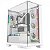 Gabinete Gamer Liketec Empire Snow, Mid Tower, Vidro Temperado, ATX, Sem Fonte, Sem Fans, Branco - Imagem 1