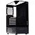 Gabinete Gamer Liketec Mahal Dark, Mid Tower, Vidro Temperado, MATX, Sem Fonte, Sem Fans, Preto - Imagem 3