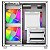 Gabinete Gamer Ninja Ryomaru, Mini Tower, Vidro Temperado, mATX, Sem Fonte, Com 3 Fans Rainbow, Branco, GN-CS-RMMAW3F - Imagem 5