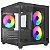 Gabinete Gamer Ninja Ryomaru, Mini Tower, Vidro Temperado, mATX, Sem Fonte, Com 3 Fans Rainbow, Preto, GN-CS-RMMAB3F - Imagem 2