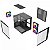 Gabinete Gamer Ninja Ryomaru, Mini Tower, Vidro Temperado, mATX, Sem Fonte, Com 3 Fans Rainbow, Preto, GN-CS-RMMAB3F - Imagem 6