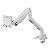 Suporte Articulado Para Monitor Zinnia Axis, 14 Pol. a 49 Pol., Branco, ZNO-AXIS-WH01 - Imagem 7