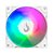 Kit 3 Fans Gamer Rise Mode X Led Rainbow White 120mm 1200RPM - RM-XLD-01-RBW - Imagem 3