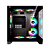 Gabinete Gamer Rise Mode Galaxy Glass M Mini Vidro Temperado USB 3.0 S/ Fan - Preto - Imagem 2