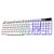 Teclado Semi Mecânico Rise Mode G1 Rainbow C/Fio Branco - RM-TG-01-FW - Imagem 2