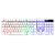 Teclado Semi Mecânico Rise Mode G1 Rainbow C/Fio Branco - RM-TG-01-FW - Imagem 1