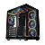 Gabinete Gamer Rise Mode Galaxy Glass X Mid Tower Vidro Temperado USB 3.0 S/ Fan Preto RM-GA-GGX-FB - Imagem 1
