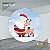 PAINEL REDONDO 1,5 x 1,5 MT -  tema - Natal Modelo 09 TECIDO EM - HELANCA - Imagem 1