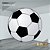PAINEL REDONDO 1,5 x 1,5 MT -  tema - FUTEBOL GERAL Modelo 05 TECIDO EM - HELANCA - Imagem 1