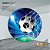PAINEL REDONDO 1,5 x 1,5 MT -  tema - FUTEBOL GERAL Modelo 06 TECIDO EM - HELANCA - Imagem 1