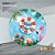 PAINEL REDONDO 1,5 x 1,5 MT -  tema - POOL PARTY Modelo 03 TECIDO EM - HELANCA - Imagem 1