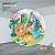 PAINEL REDONDO 1,5 x 1,5 MT -  tema - DINO BABY Modelo 04 TECIDO EM - HELANCA - Imagem 1
