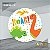 PAINEL REDONDO 1,5 x 1,5 MT -  tema - DINO BABY Modelo 18 TECIDO EM - HELANCA - Imagem 1