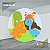 PAINEL REDONDO 1,5 x 1,5 MT -  tema - DINO BABY Modelo 25 TECIDO EM - HELANCA - Imagem 1
