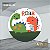 PAINEL REDONDO 1,5 x 1,5 MT -  tema - DINO BABY Modelo 36 TECIDO EM - HELANCA - Imagem 1