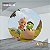 PAINEL REDONDO 1,5 x 1,5 MT -  tema - DINO BABY Modelo 41 TECIDO EM - HELANCA - Imagem 1