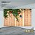 PAINEL RETANGULAR 4,00 X 2,48 MT tema - TRONCOS E MADEIRA Modelo 04 TECIDO EM - MICRO LIGHT - Imagem 1