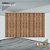 PAINEL RETANGULAR 4,00 X 2,48 MT tema - TRONCOS E MADEIRA Modelo 10 TECIDO EM - MICRO LIGHT - Imagem 1