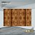 PAINEL RETANGULAR 4,00 X 2,48 MT tema - TRONCOS E MADEIRA Modelo 15 TECIDO EM - MICRO LIGHT - Imagem 1