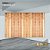 PAINEL RETANGULAR 4,00 X 2,48 MT tema - TRONCOS E MADEIRA Modelo 21 TECIDO EM - MICRO LIGHT - Imagem 1