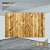 PAINEL RETANGULAR 4,00 X 2,48 MT tema - TRONCOS E MADEIRA Modelo 23 TECIDO EM - MICRO LIGHT - Imagem 1
