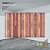 PAINEL RETANGULAR 4,00 X 2,48 MT tema - TRONCOS E MADEIRA Modelo 29 TECIDO EM - MICRO LIGHT - Imagem 1