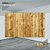 PAINEL RETANGULAR 4,00 X 2,48 MT tema - TRONCOS E MADEIRA Modelo 35 TECIDO EM - MICRO LIGHT - Imagem 1