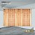PAINEL RETANGULAR 4,00 X 2,48 MT tema - TRONCOS E MADEIRA Modelo 40 TECIDO EM - MICRO LIGHT - Imagem 1