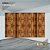 PAINEL RETANGULAR 4,00 X 2,48 MT tema - TRONCOS E MADEIRA Modelo 41 TECIDO EM - MICRO LIGHT - Imagem 1