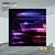 PAINEL RETANGULAR 4,00 X 2,48 MT tema - NEON Modelo 08 TECIDO EM - MICRO LIGHT - Imagem 1