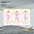 PAINEL RETANGULAR 4,00 X 2,48 MT tema - BAILARINA Modelo 02 TECIDO EM - MICRO LIGHT - Imagem 1