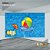 PAINEL RETANGULAR 4,00 X 2,48 MT tema - POOL PARTY Modelo 03 TECIDO EM - MICRO LIGHT - Imagem 1