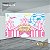 PAINEL RETANGULAR 4,00 X 2,48 MT tema - CIRCO ROSA Modelo 21 TECIDO EM - MICRO LIGHT - Imagem 1