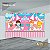 PAINEL RETANGULAR 4,00 X 2,48 MT tema - CIRCO ROSA Modelo 32 TECIDO EM - MICRO LIGHT - Imagem 1