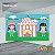 PAINEL RETANGULAR 4,00 X 2,48 MT tema - CIRCO ROSA Modelo 35 TECIDO EM - MICRO LIGHT - Imagem 1
