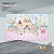 PAINEL RETANGULAR 4,00 X 2,48 MT tema - CIRCO ROSA Modelo 40 TECIDO EM - MICRO LIGHT - Imagem 1