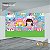 PAINEL RETANGULAR 4,00 X 2,48 MT tema - CIRCO ROSA Modelo 65 TECIDO EM - MICRO LIGHT - Imagem 1
