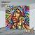 PAINEL RETANGULAR 4,00 X 2,48 MT tema - BELEZA AFRICANA Modelo 01 TECIDO EM - MICRO LIGHT - Imagem 1