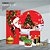 KIT VESTE FACIL P,M,G + PAINEL 1,5 x 1,5 + PORTAL 2,00 x 0,85 MT -  tema - Natal Modelo 07 TECIDO EM - HELANCA - Imagem 1