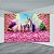 Painel Retangular Sublimado Castelo Princesa - Microfibra Light 400x248cm - Imagem 1