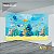 PAINEL RETANGULAR DE FESTA SUBLIMADO 400x248 MICROLIGHT - FUNDO DO MAR - Imagem 2
