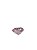 PEDRA FORMATO DIAMANTE ROSA CLARO - Imagem 1
