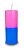 VELA 7 DIAS ROSA E AZUL 240 GR - Imagem 1