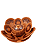 IBA DE LOUCA MARROM TERRA COMPLETO - Imagem 1