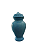 QUARTINHA DE LOUÇA AZUL CLARA SEM ALÇA 13CM - Imagem 1
