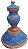 CONJUNTO MARAJOARA AZULÃO S/ ALÇA - Imagem 1