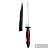 PONTEIRO PRETO E VERMELHO Nº 3 16 CM - Imagem 2